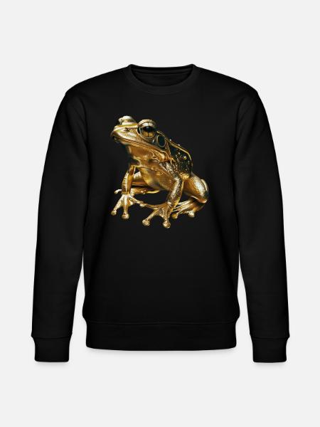 Frog - Stanley/Stella CHANGER Unisex Organic Sweatshirt - black