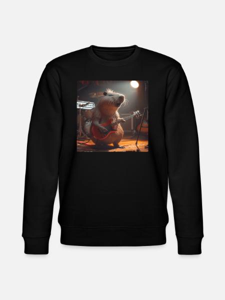 Capybara - Stanley/Stella CHANGER Unisex Organic Sweatshirt - black