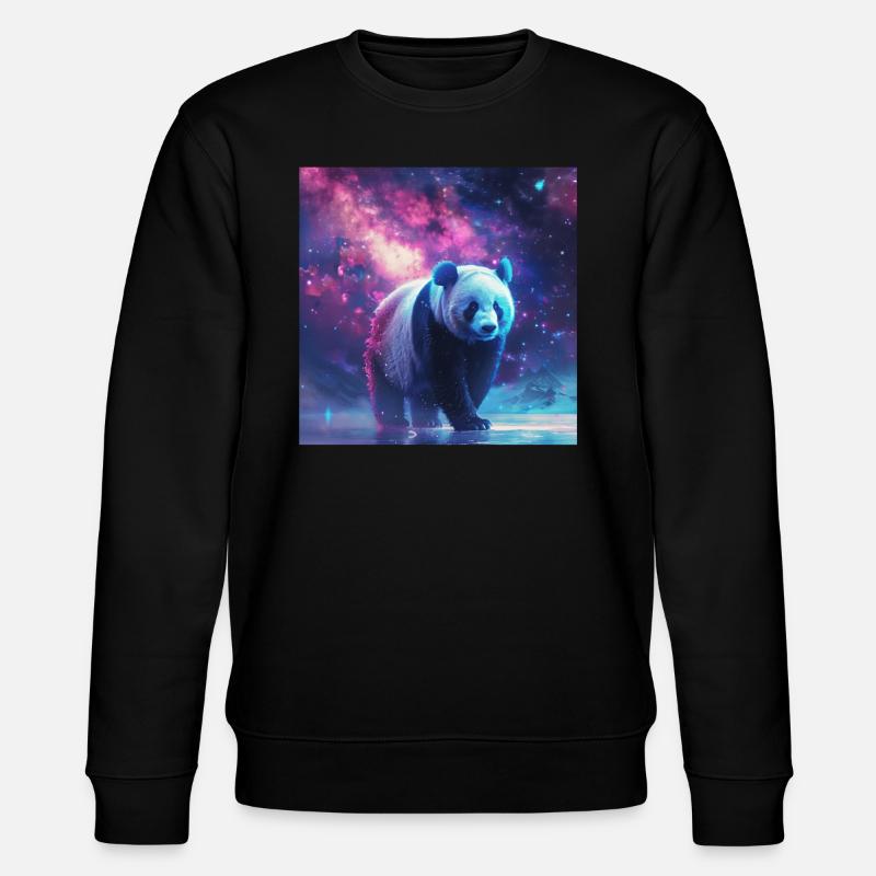 Panda - Sweat bio CHANGER Stanley/Stella Unisexe - noir