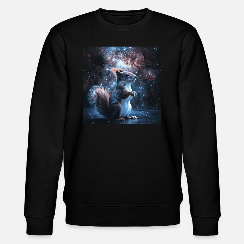 Squirrel - Stanley/Stella CHANGER Unisex Organic Sweatshirt - black