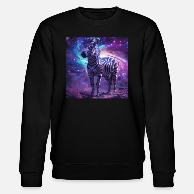 Zèbre - Sweat bio CHANGER Stanley/Stella Unisexe - noir