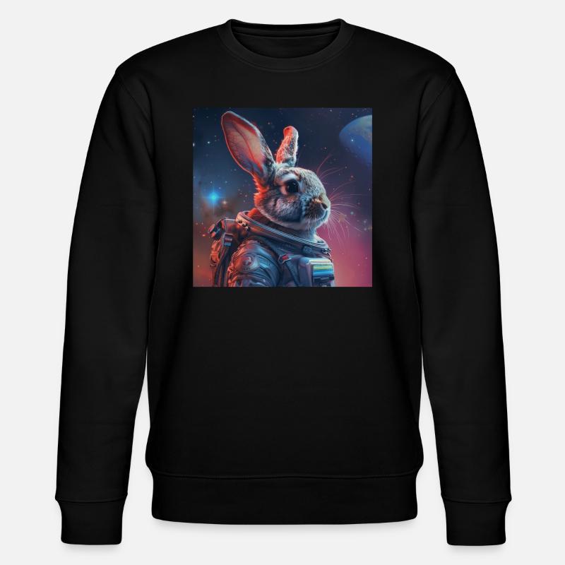 Rabbit - Stanley/Stella CHANGER Unisex Organic Sweatshirt - black