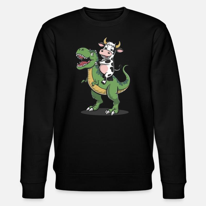 Kuh - Stanley/Stella Unisex Bio-Sweatshirt CHANGER - Schwarz