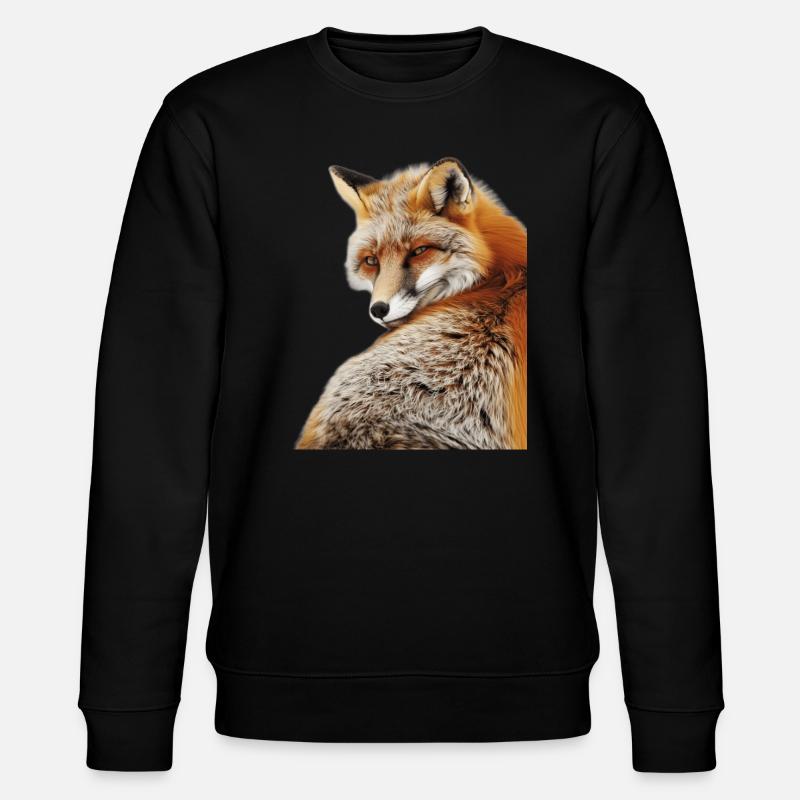 Fuchs - Stanley/Stella Unisex Bio-Sweatshirt CHANGER  - Schwarz