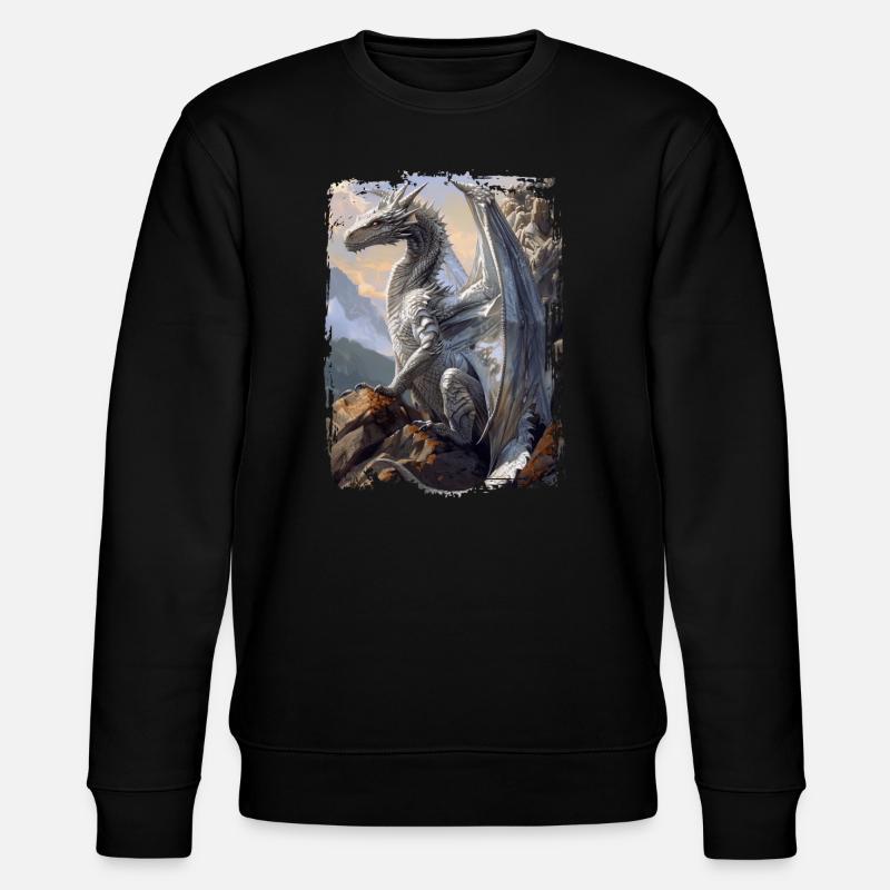 Drachen - Stanley/Stella Unisex Bio-Sweatshirt CHANGER  - Schwarz