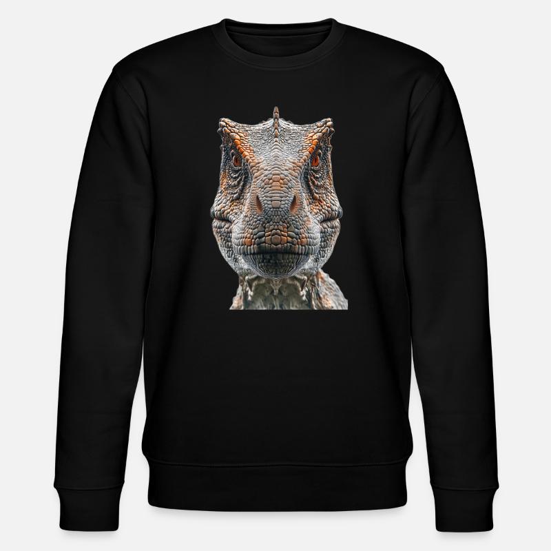 T-Rex - Stanley/Stella Unisex Bio-Sweatshirt CHANGER  - Schwarz