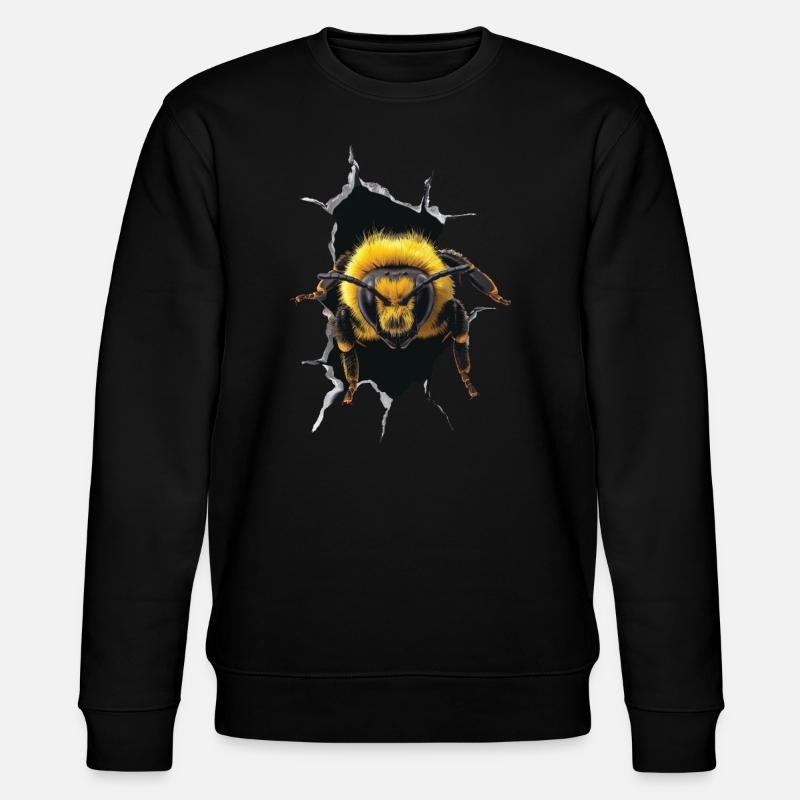 Abeille - Sweat bio CHANGER Stanley/Stella Unisexe - noir