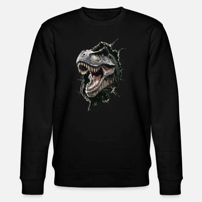 Dinosaure - Sweat bio CHANGER Stanley/Stella Unisexe - noir