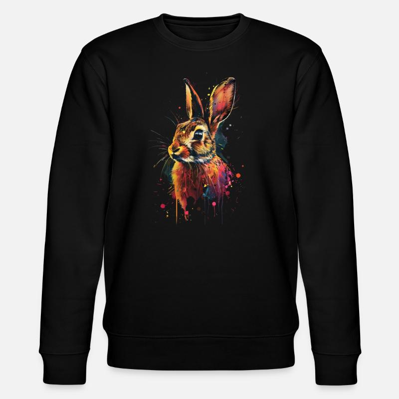 Lapin - Sweat bio CHANGER Stanley/Stella Unisexe - noir