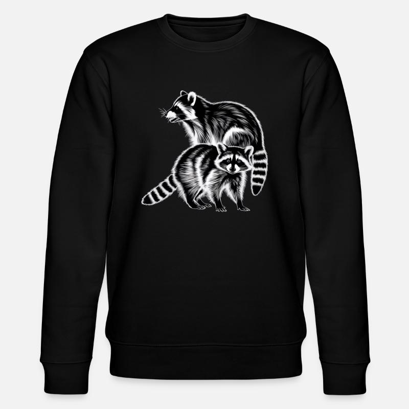 Raton laveur - Sweat bio CHANGER Stanley/Stella Unisexe - noir