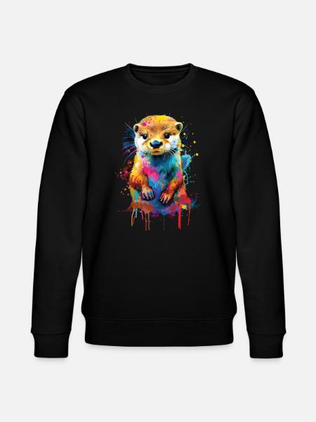 Otter - Stanley/Stella CHANGER Unisex Organic Sweatshirt - black