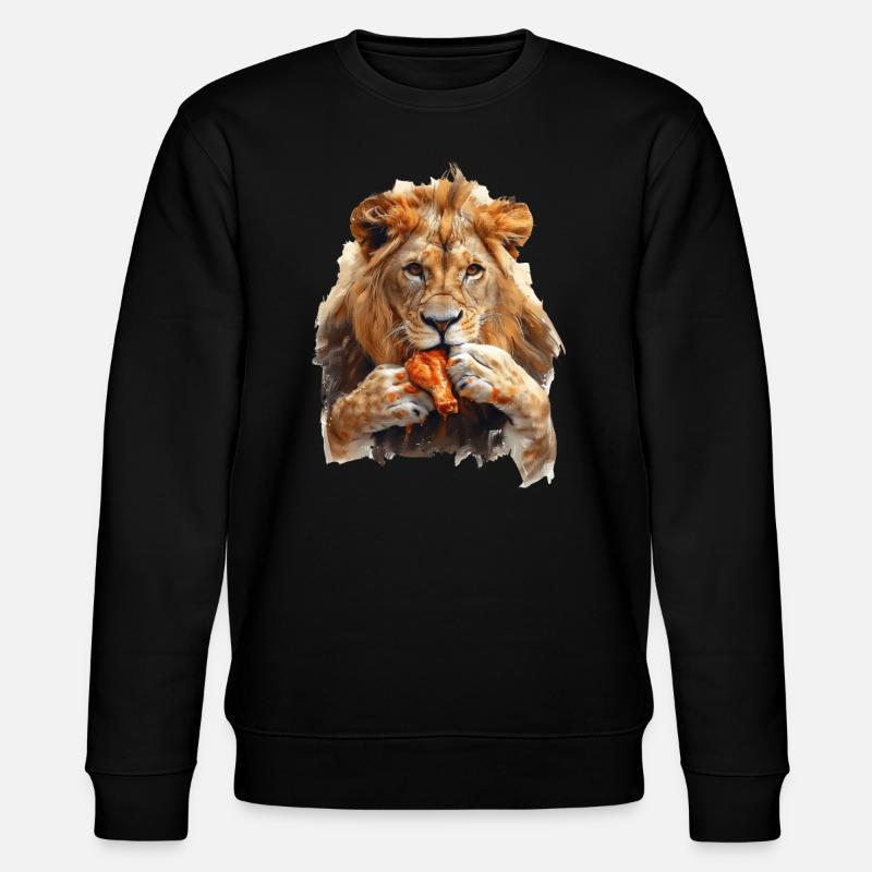 Lion - Stanley/Stella CHANGER Unisex Organic Sweatshirt - black