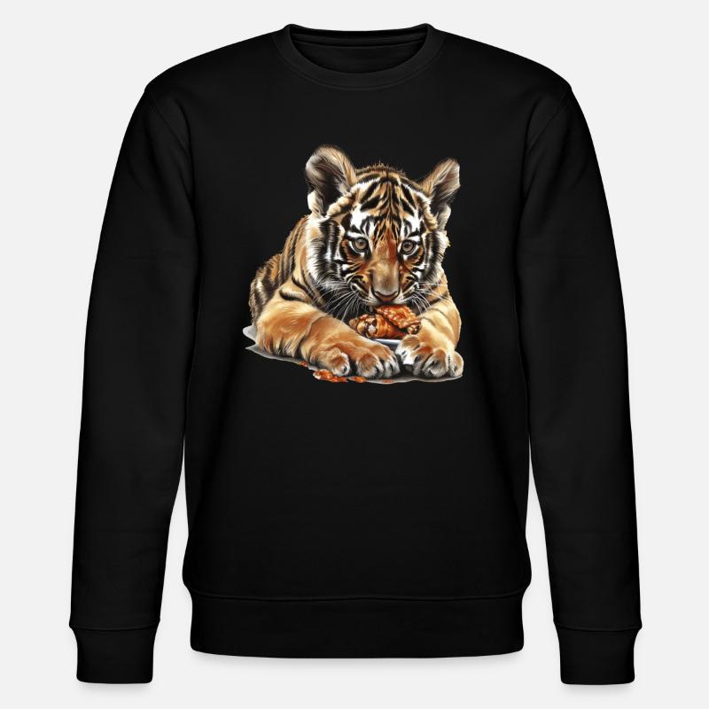 Tigre - Sweat bio CHANGER Stanley/Stella Unisexe - noir