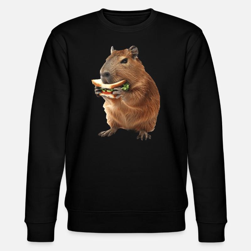 Capybara - Stanley/Stella CHANGER Unisex Organic Sweatshirt - black