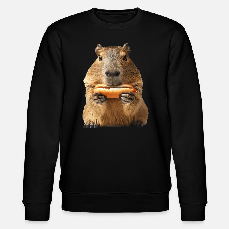 Capybara - Stanley/Stella CHANGER Unisex Organic Sweatshirt - black