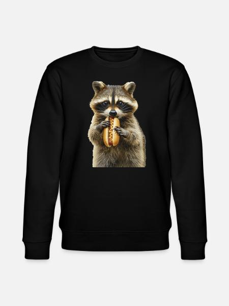 Raccoon - Stanley/Stella CHANGER Unisex Organic Sweatshirt - black