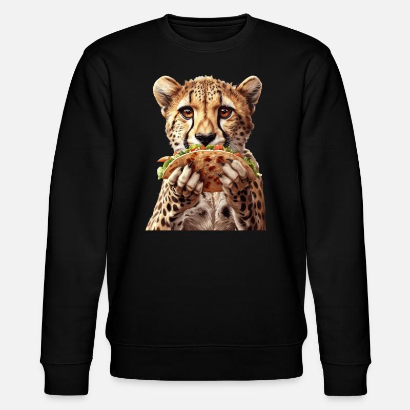 Gepard - Stanley/Stella Unisex Bio-Sweatshirt CHANGER  - Schwarz