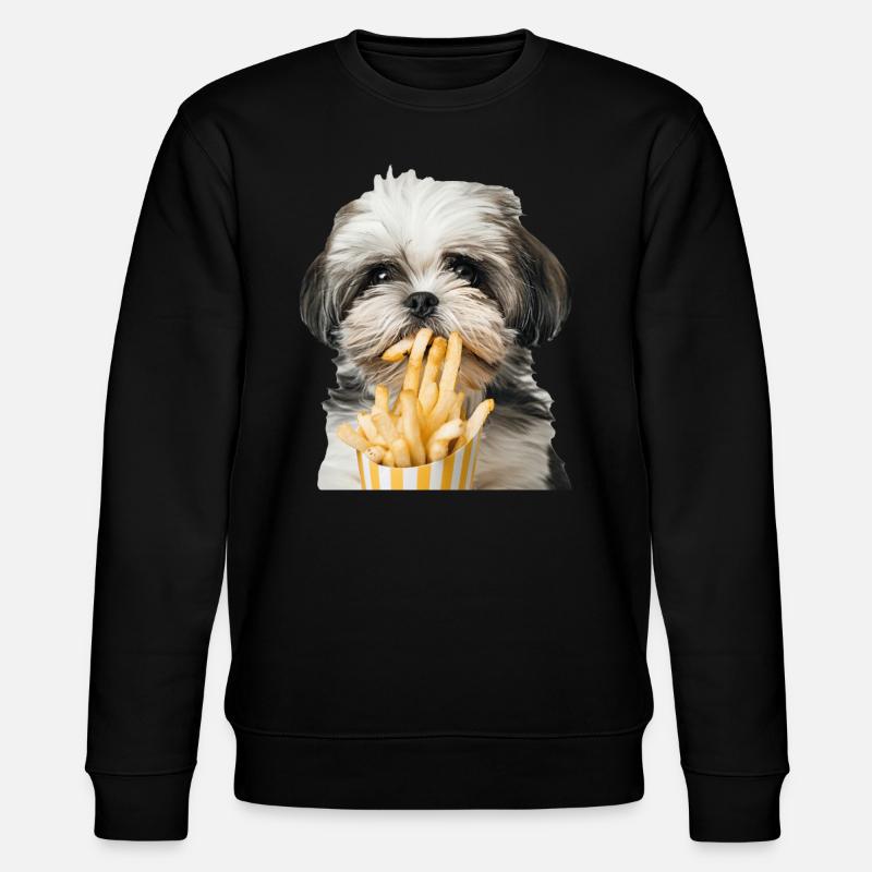 Shih Tzu - Stanley/Stella Unisex Bio-Sweatshirt CHANGER  - Schwarz