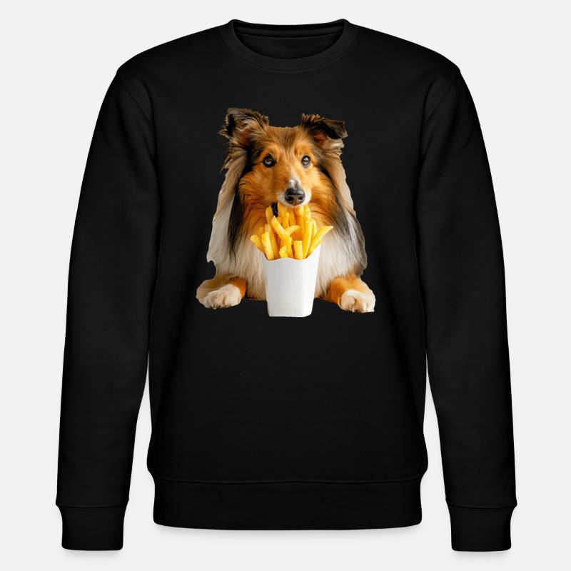 Chien de berger Shetland - Sweat bio CHANGER Stanley/Stella Unisexe - noir