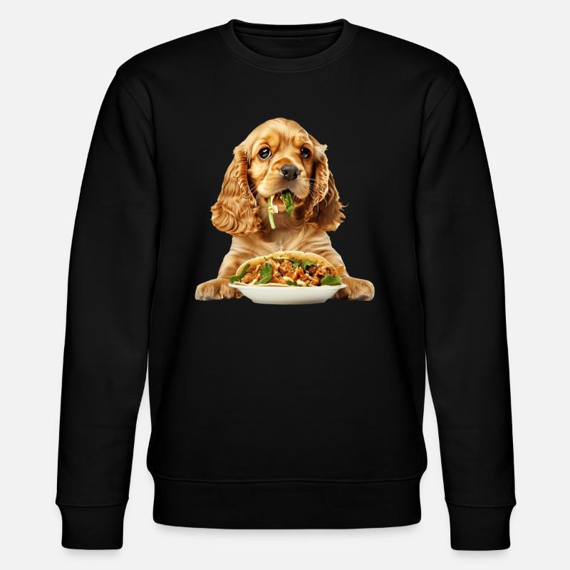 Cocker Spaniel - Stanley/Stella CHANGER Unisex Organic Sweatshirt - black