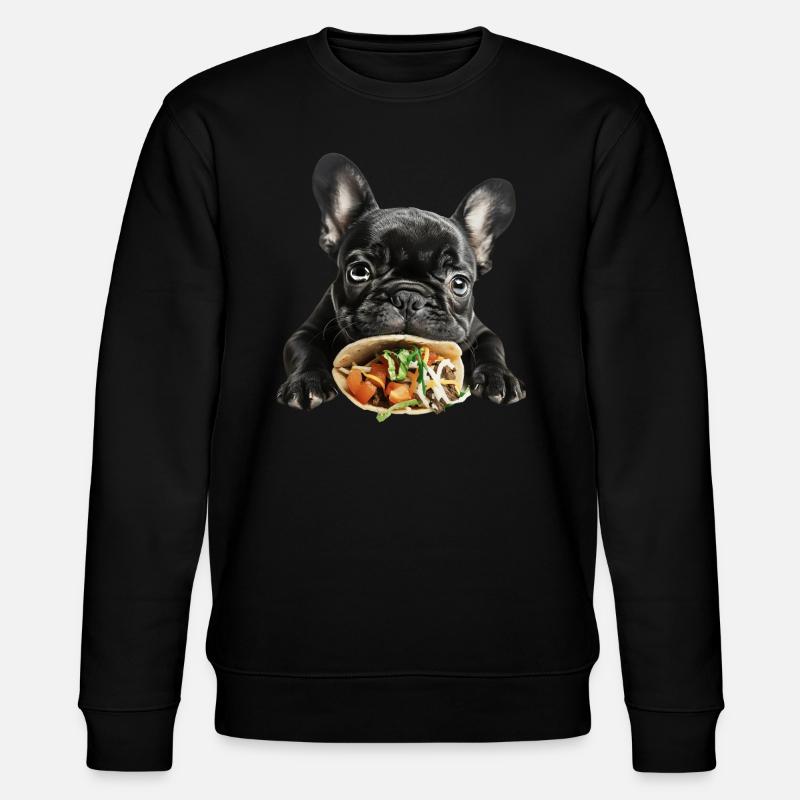 Bouledogue français - Sweat bio CHANGER Stanley/Stella Unisexe - noir