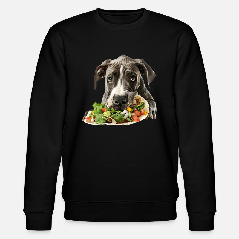 Great Dane - Stanley/Stella Unisex Bio-Sweatshirt CHANGER  - Schwarz