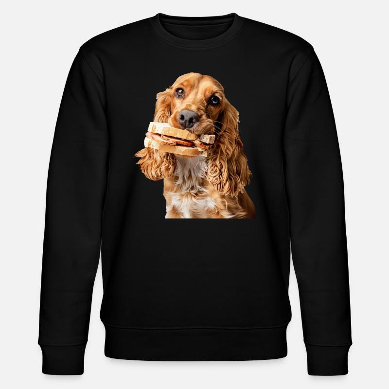 Cocker Spaniel - Stanley/Stella Unisex Bio-Sweatshirt CHANGER  - Schwarz