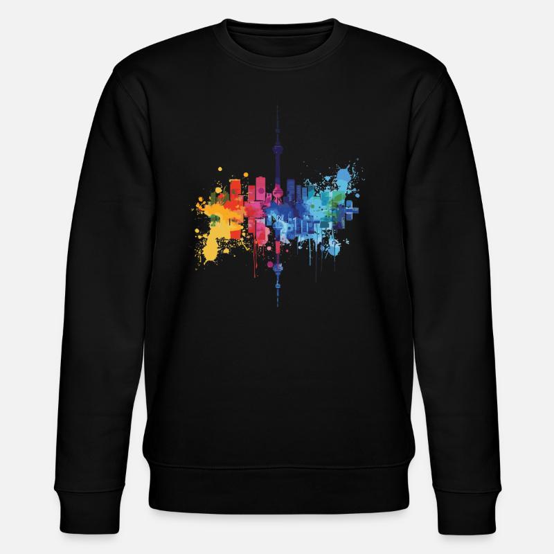 Fukushima - Stanley/Stella CHANGER Unisex Organic Sweatshirt - black