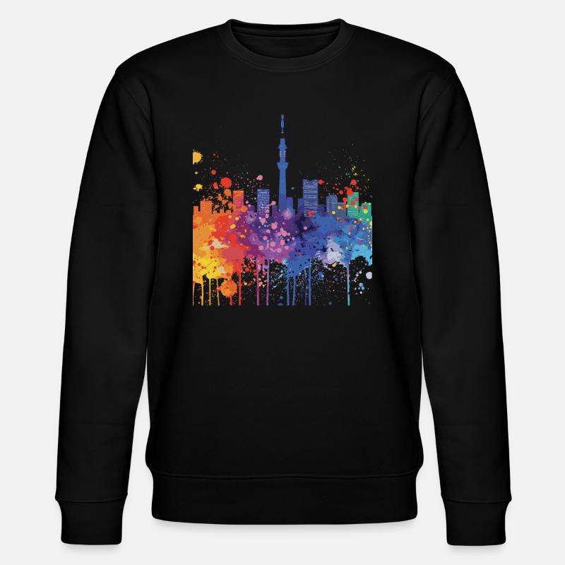 Misato - Stanley/Stella CHANGER Unisex Organic Sweatshirt - black