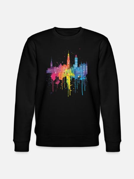 Lansingerland - Stanley/Stella Unisex Bio-Sweatshirt CHANGER - Schwarz