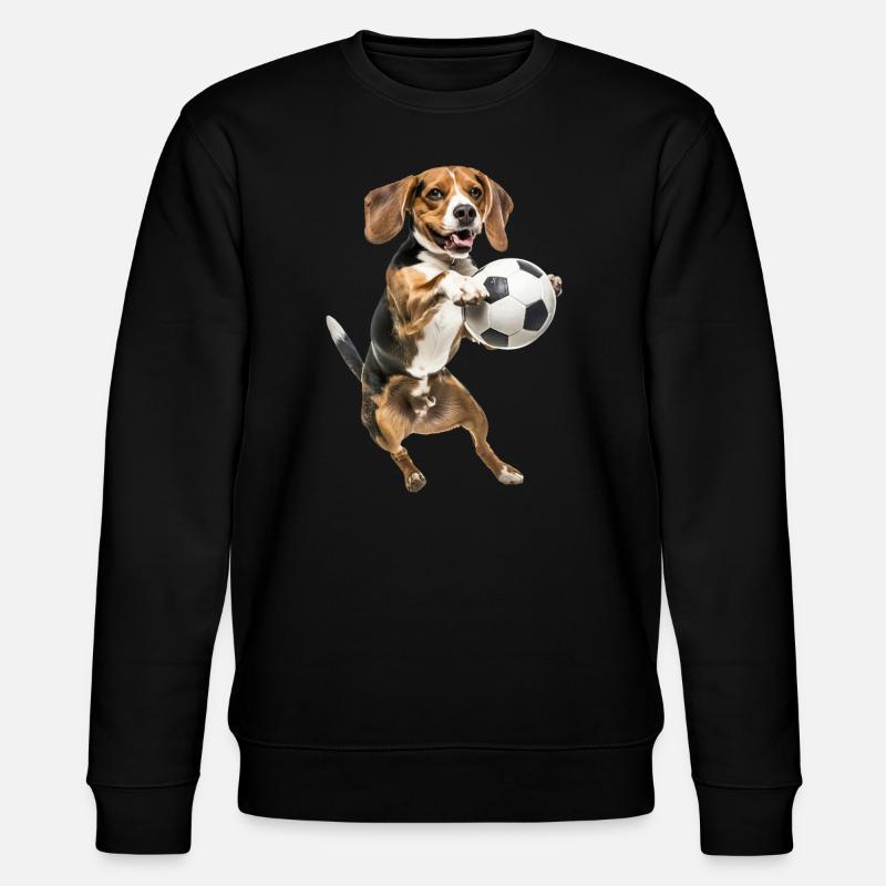Beagle - Stanley/Stella Unisex Bio-Sweatshirt CHANGER  - Schwarz