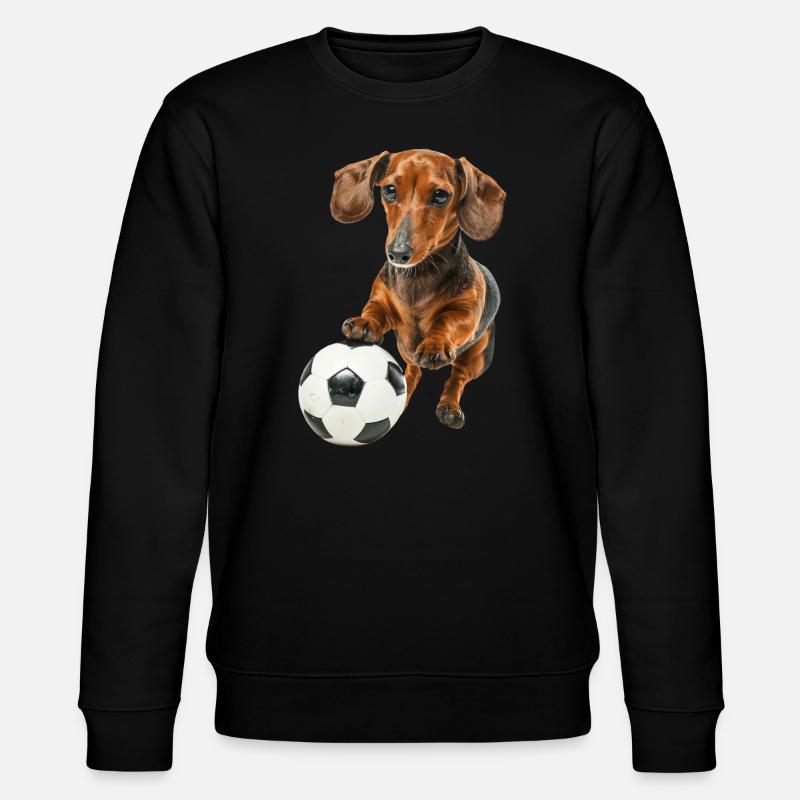 Dackel - Stanley/Stella Unisex Bio-Sweatshirt CHANGER  - Schwarz