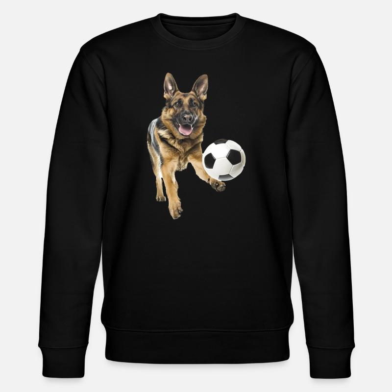 Deutscher Schäferhund - Stanley/Stella Unisex Bio-Sweatshirt CHANGER  - Schwarz