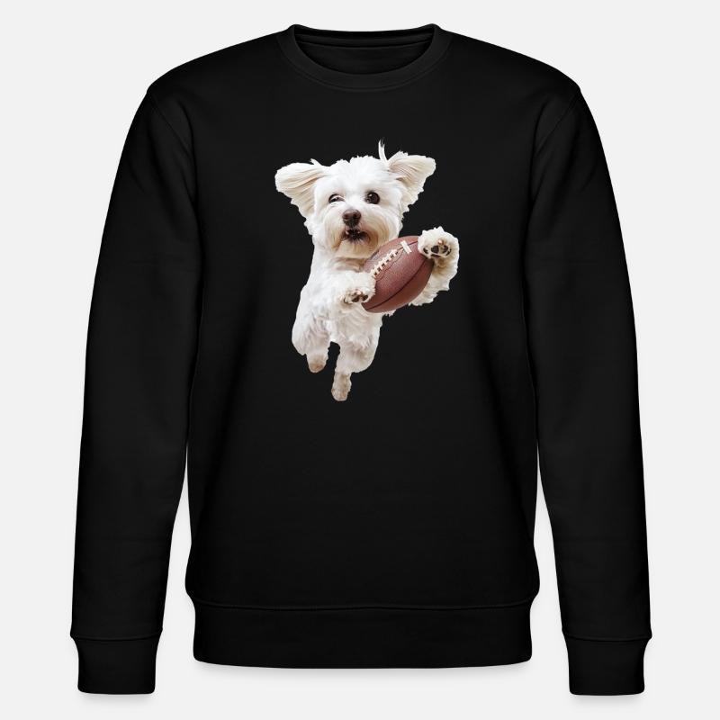 Maltese - Stanley/Stella CHANGER Unisex Organic Sweatshirt - black