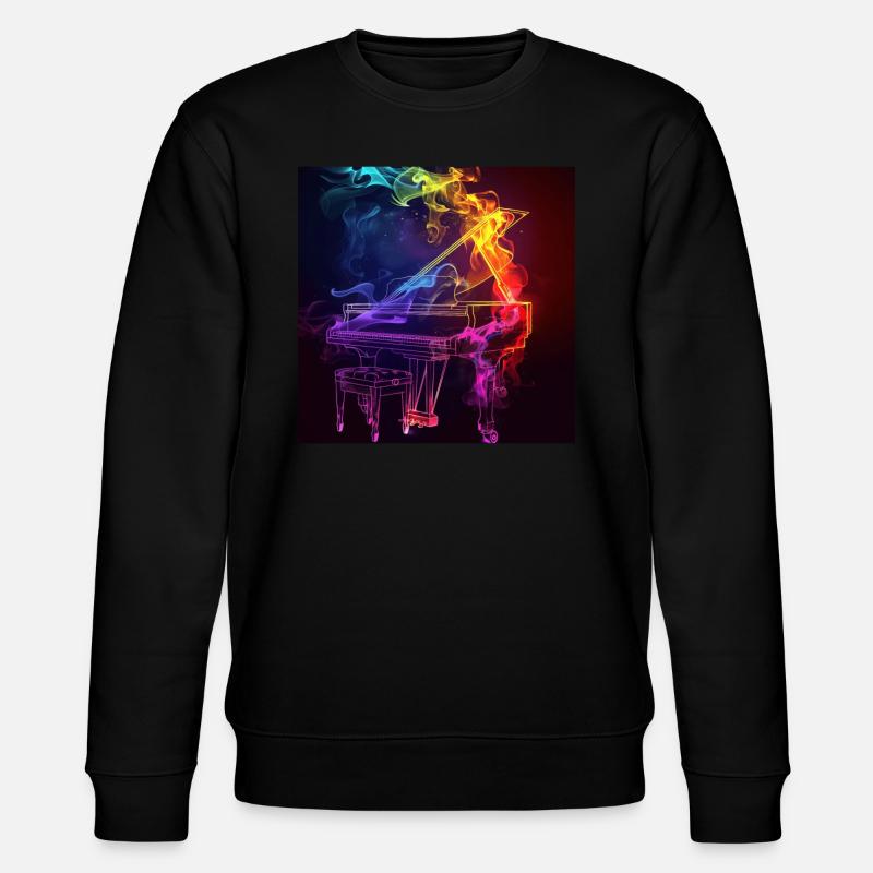 Piano - Sweat bio CHANGER Stanley/Stella Unisexe - noir