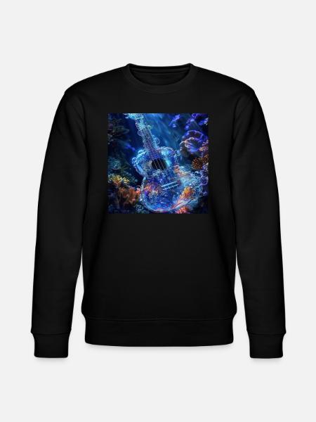 Ukulele - Stanley/Stella Unisex Bio-Sweatshirt CHANGER - Schwarz