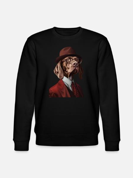 Vizsla - Stanley/Stella Unisex Bio-Sweatshirt CHANGER - Schwarz