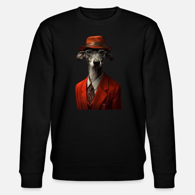 Whippet - Stanley/Stella Unisex Bio-Sweatshirt CHANGER  - Schwarz