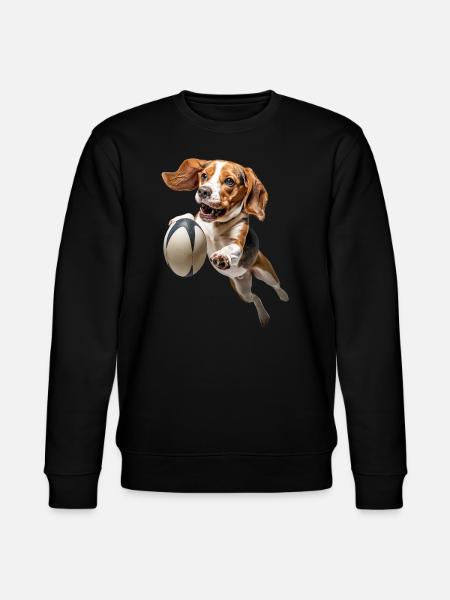Beagle - Stanley/Stella Unisex Bio-Sweatshirt CHANGER  - Schwarz