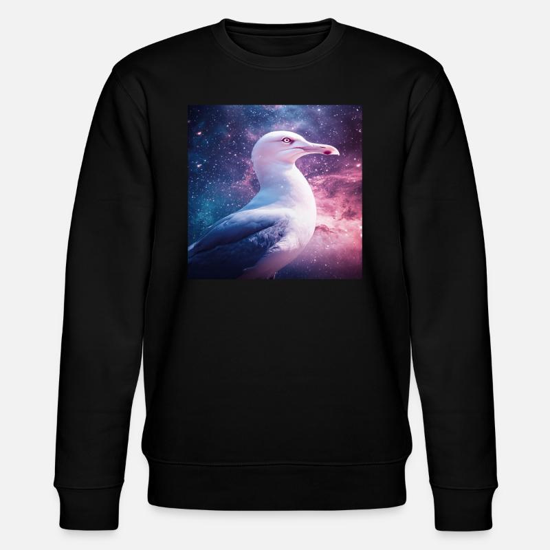 Möwe - Stanley/Stella Unisex Bio-Sweatshirt CHANGER  - Schwarz