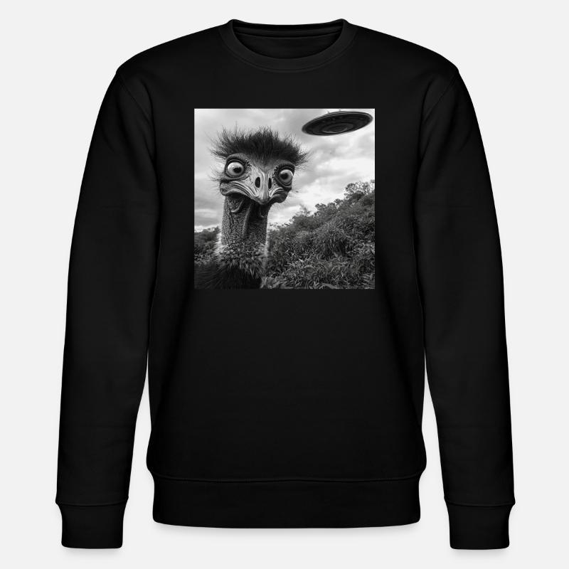 Kasuar - Stanley/Stella Unisex Bio-Sweatshirt CHANGER  - Schwarz