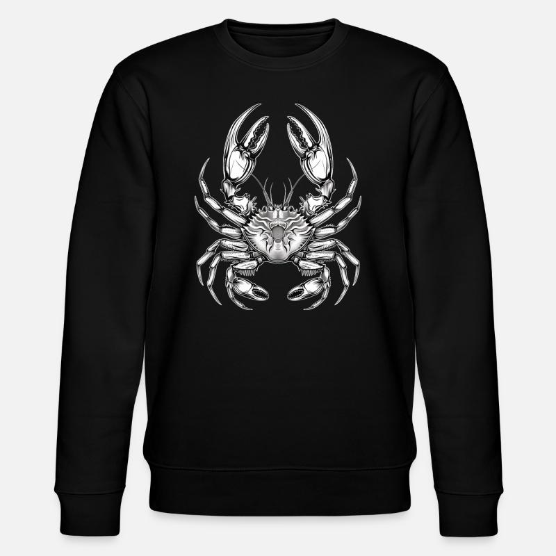 Krabbe - Stanley/Stella Unisex Bio-Sweatshirt CHANGER  - Schwarz