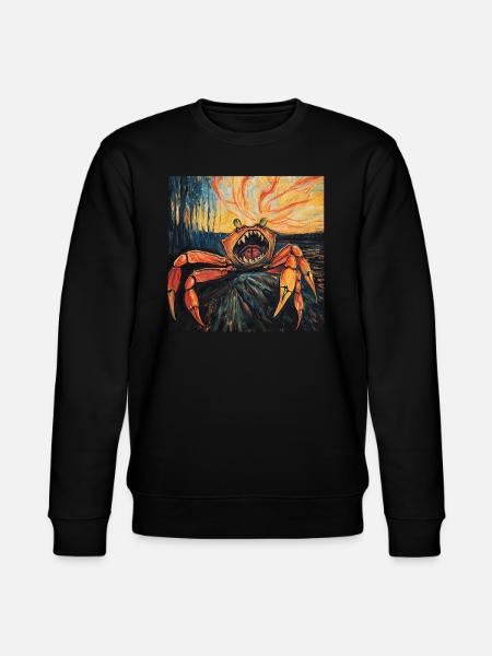Krabbe - Stanley/Stella Unisex Bio-Sweatshirt CHANGER  - Schwarz