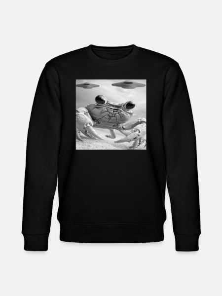 Krabbe - Stanley/Stella Unisex Bio-Sweatshirt CHANGER - Schwarz