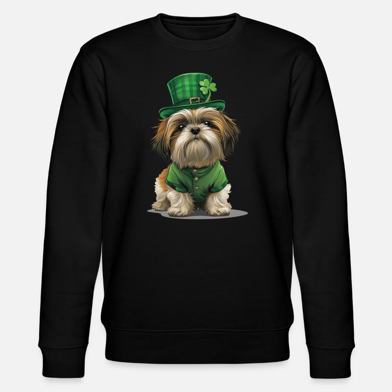 Shih Tzu - Stanley/Stella Unisex Bio-Sweatshirt CHANGER  - Schwarz