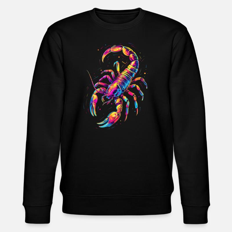 Skorpion - Stanley/Stella Unisex Bio-Sweatshirt CHANGER  - Schwarz