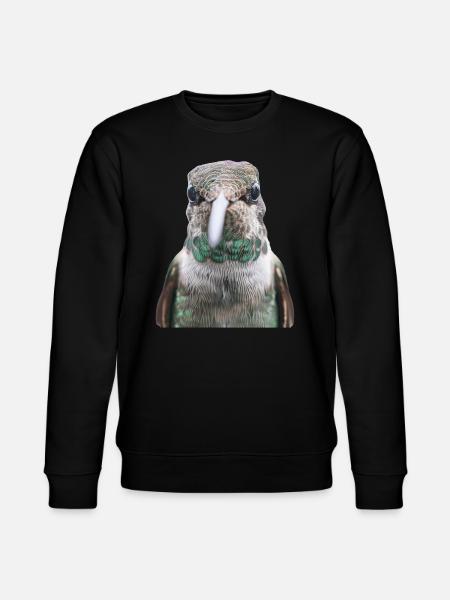 Kolibri - Stanley/Stella Unisex Bio-Sweatshirt CHANGER  - Schwarz