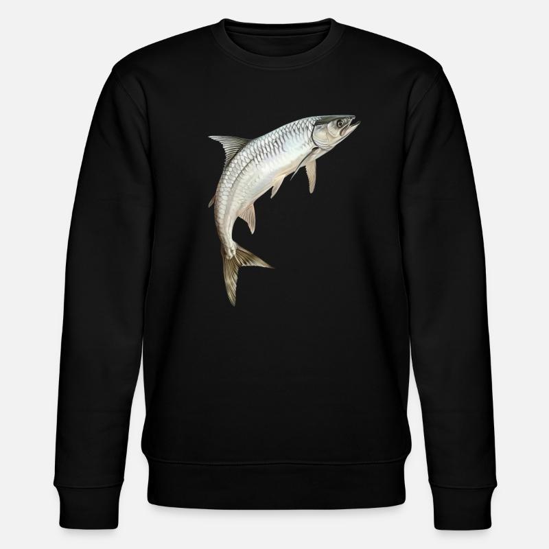 Tarpon - Stanley/Stella Unisex Bio-Sweatshirt CHANGER  - Schwarz