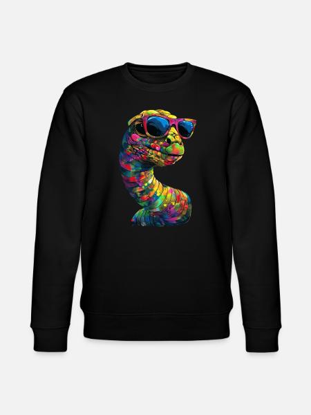 Wurm - Stanley/Stella Unisex Bio-Sweatshirt CHANGER - Schwarz