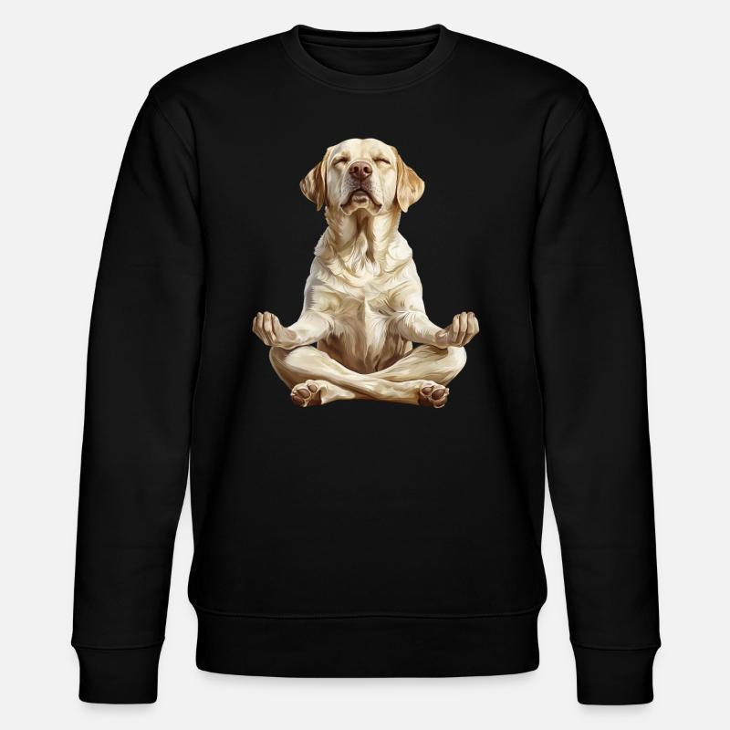 Labrador Retriever - Stanley/Stella Unisex Bio-Sweatshirt CHANGER  - Schwarz